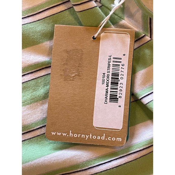 Horny Toad Green & White T-Shirt - Picture 9 of 9